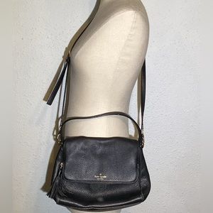 Kate Spade Crossbody Bag Black Leather